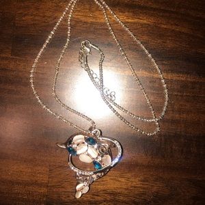 Bejeweled Dolphin Necklace